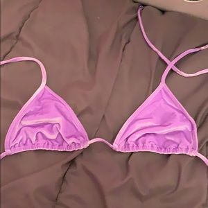velvet triangl top